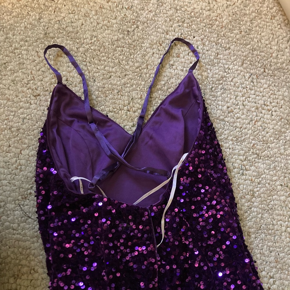 Lulus Extra Electrifying Purple Sequin Bodycon Mi… - image 4